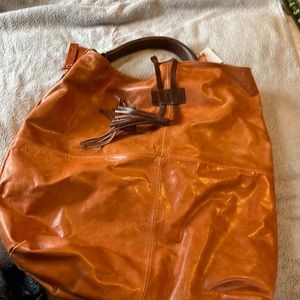 Yano leather hobo bag